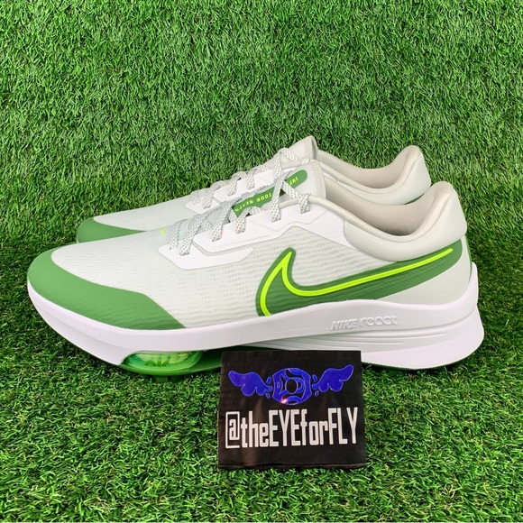 NEW Nike Air Zoom Infinity Tour Next% Golf Shoes White Green Volt - Picture 3 of 6